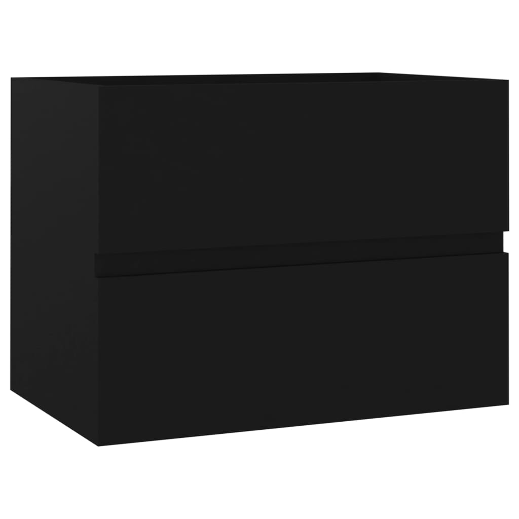 Servantskap Svart 60X38,5X45 Cm Konstruert Tre