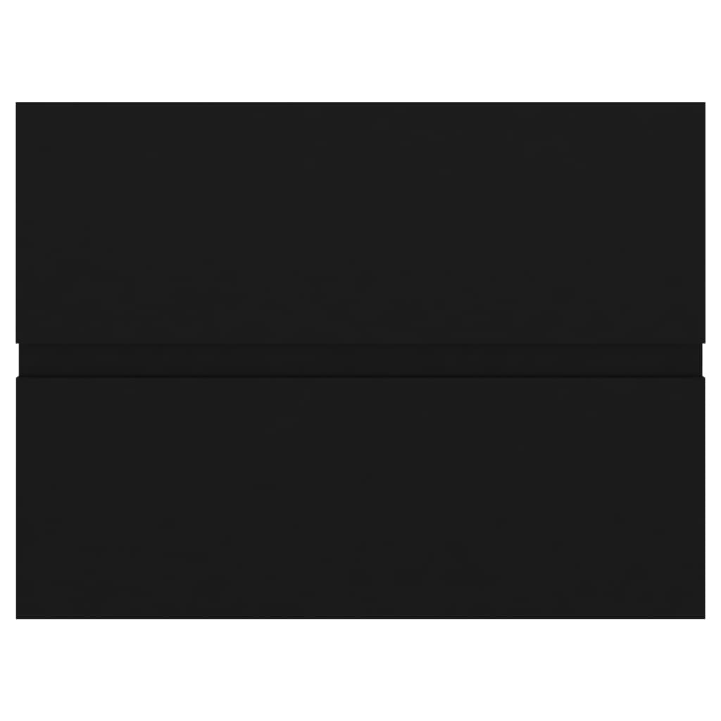 Servantskap Svart 60X38,5X45 Cm Konstruert Tre