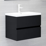 Servantskap Svart 60X38,5X45 Cm Konstruert Tre