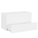 Servantskap Hvit 80X38,5X45 Cm Konstruert Tre