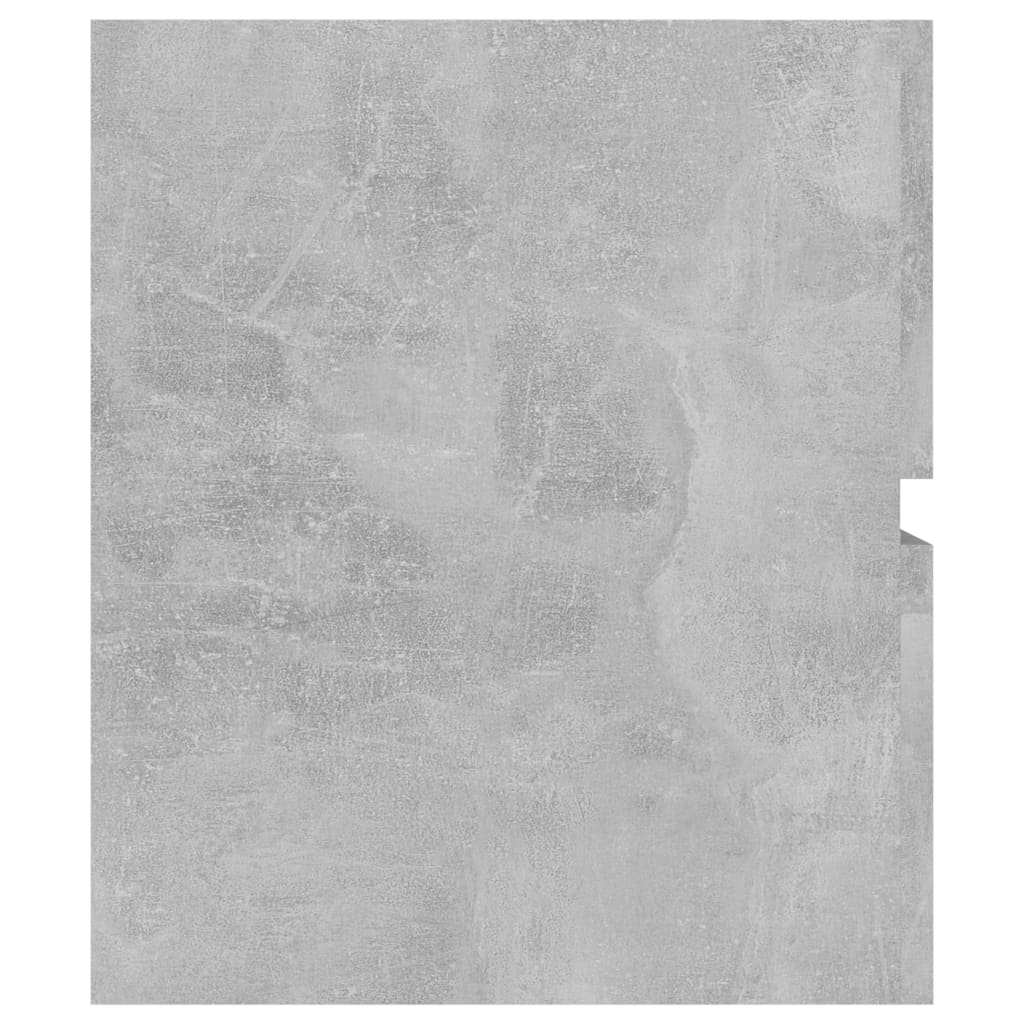 Servantskap Betonggrå 90X38,5X45 Cm Konstruert Tre