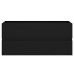 Servantskap Svart 100X38,5X45 Cm Konstruert Tre
