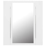 Led-Speilskap Til Baderom Hvit 40X12X45 Cm Akryl
