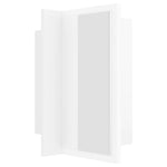 Led-Speilskap Til Baderom Hvit 40X12X45 Cm Akryl