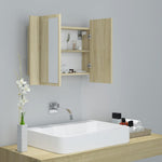 Led-Speilskap Sonoma Eik 60X12X45 Cm Akryl