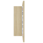 Led-Speilskap Sonoma Eik 60X12X45 Cm Akryl