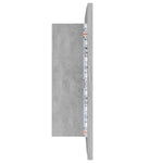 Led-Speilskap Betonggrå 60X12X45 Cm Akryl