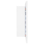 Led-Speilskap Til Baderom Hvit 90X12X45 Cm Akryl