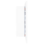Led-Speilskap Til Baderom Hvit 100X12X45 Cm Akryl