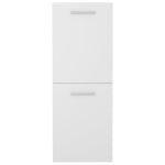 Baderomsskap Hvit 30X30X80 Cm Konstruert Tre