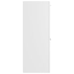Baderomsskap Hvit 30X30X80 Cm Konstruert Tre