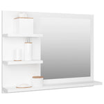 Baderomsspeil Hvit 60X10,5X45 Cm Konstruert Tre