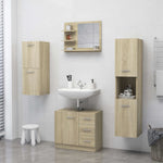 Baderomsspeil Sonoma Eik 60X10,5X45 Cm Konstruert Tre