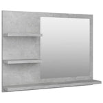 Baderomsspeil Betonggrå 60X10,5X45 Cm Konstruert Tre