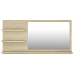Baderomsspeil Sonoma Eik 90X10,5X45 Cm Konstruert Tre