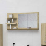 Baderomsspeil Sonoma Eik 90X10,5X45 Cm Konstruert Tre