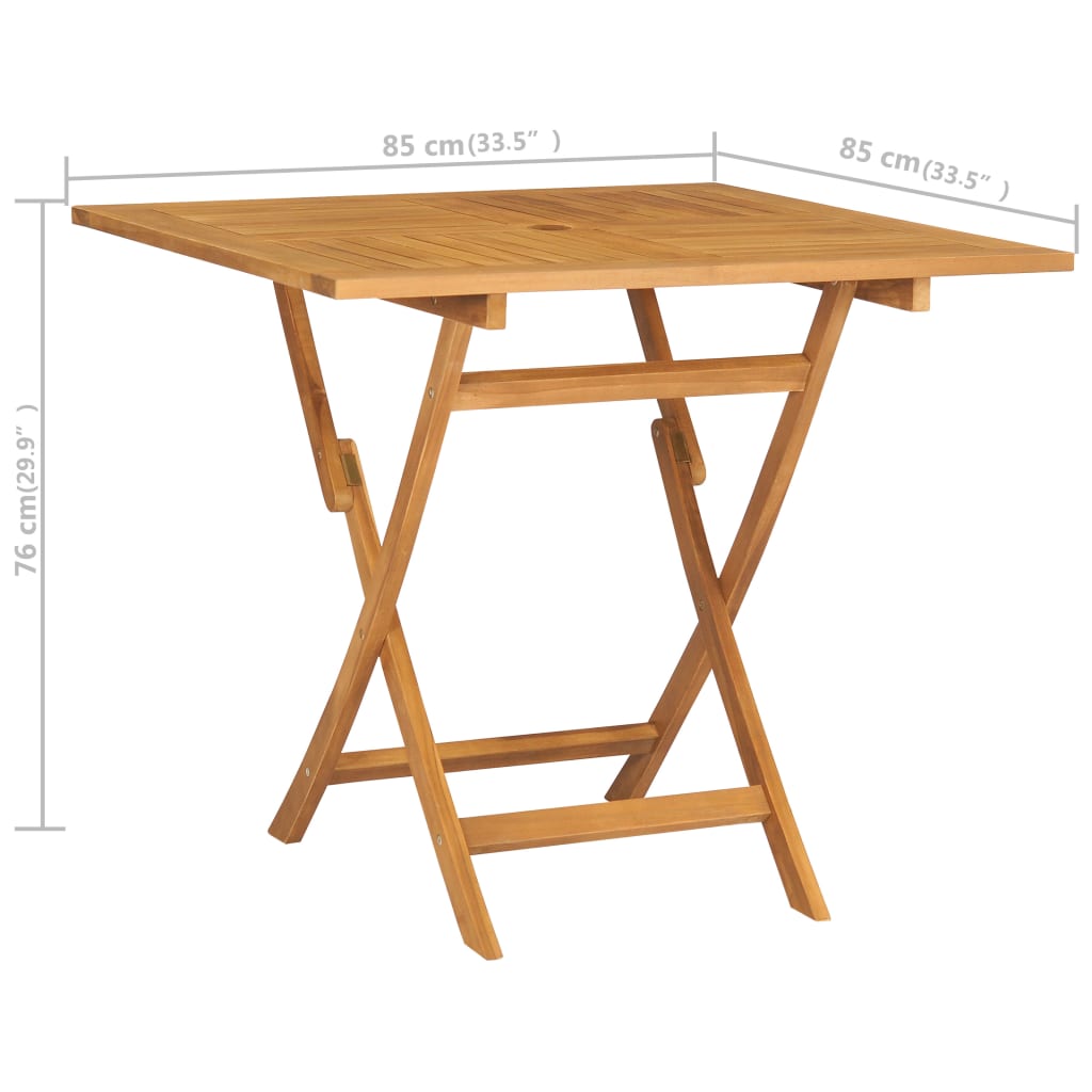 Utendørs Spisestue 5 Deler Heltre Teak
