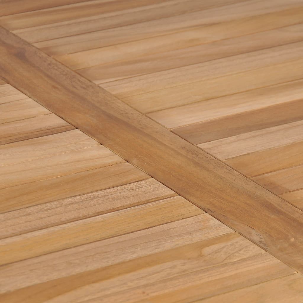 3-Delt Hagespisesett 80X80 Cm Heltre Teak