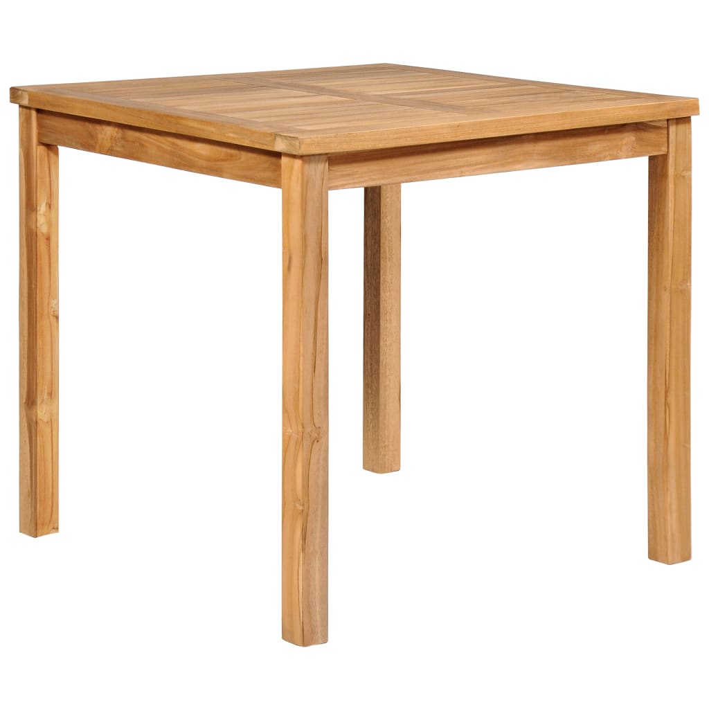 3-Delt Hagespisesett 80X80 Cm Heltre Teak