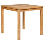 3-Delt Hagespisesett 80X80 Cm Heltre Teak