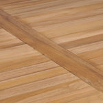 3-Delt Hagespisesett 80X80 Cm Heltre Teak