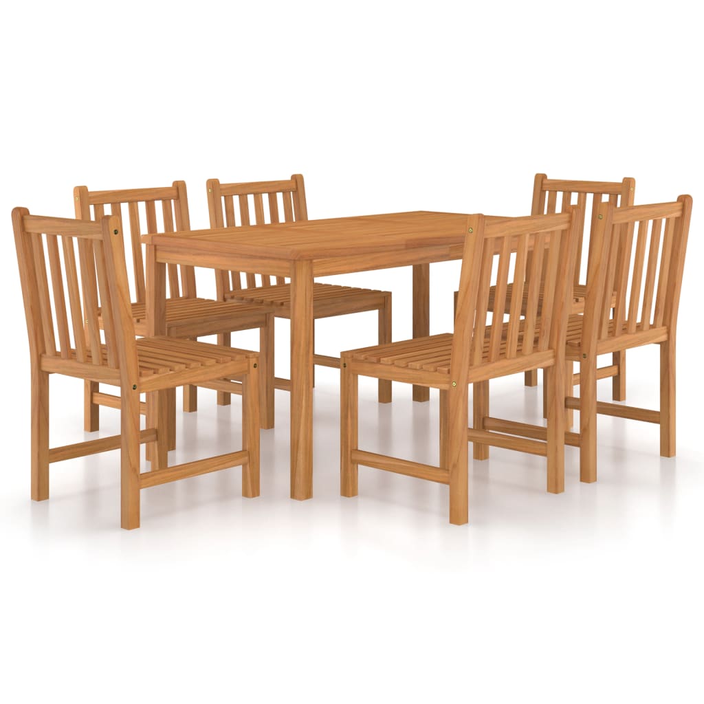 7-Delers Hagespisesett 140X80 Cm Heltre Teak