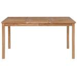 5-Delers Hagespisesett 150X90 Cm Heltre Teak