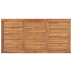 5-Delers Hagespisesett 160X80 Cm Heltre Teak