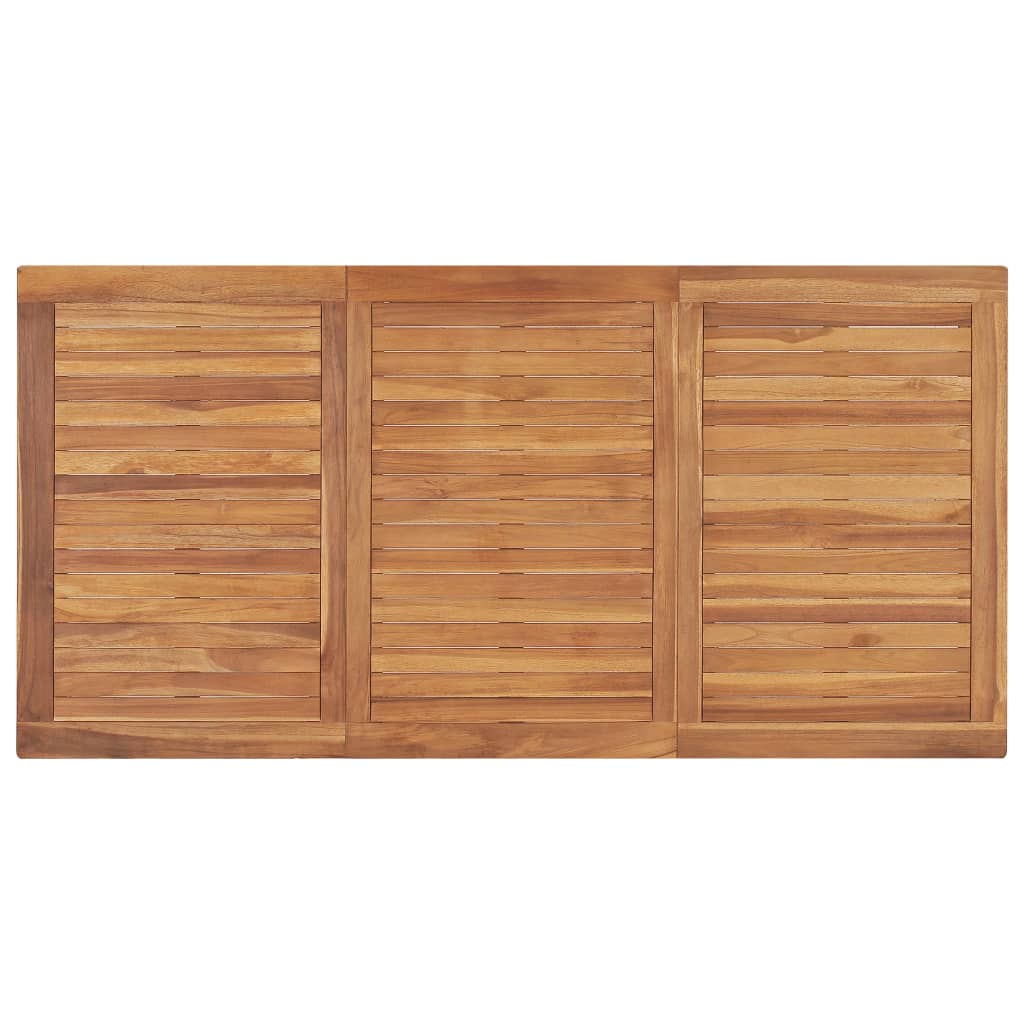 5-Delers Hagespisesett 160X80 Cm Heltre Teak