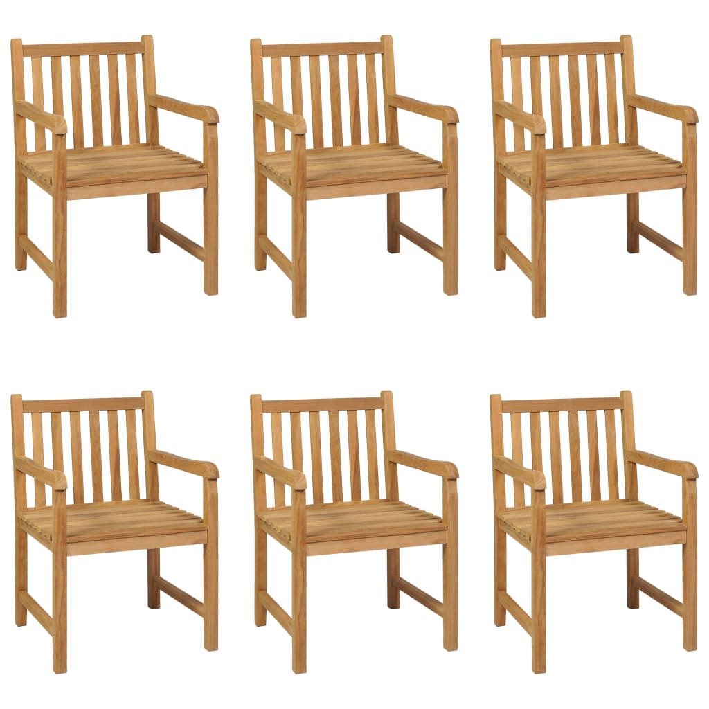 7-Delers Hagespisesett 200X100 Cm Heltre Teak
