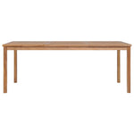 7-Delers Hagespisesett 200X100 Cm Heltre Teak