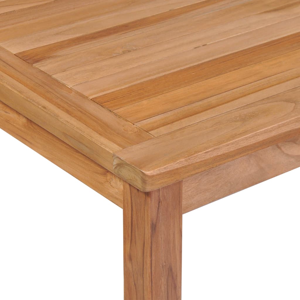 7-Delers Hagespisesett 200X100 Cm Heltre Teak