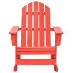 Adirondack Gyngestol Heltre Gran Rød