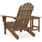 Adirondack Hagestol Med Bord Heltre Gran Brun