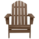 Adirondack Hagestol Med Bord Heltre Gran Brun