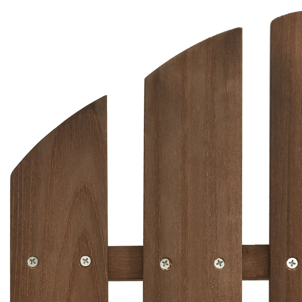 Adirondack Hagestol Med Bord Heltre Gran Brun
