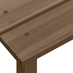 Adirondack Hagestol Med Bord Heltre Gran Brun