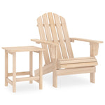 Adirondack Hagestol Med Bord Heltre Gran