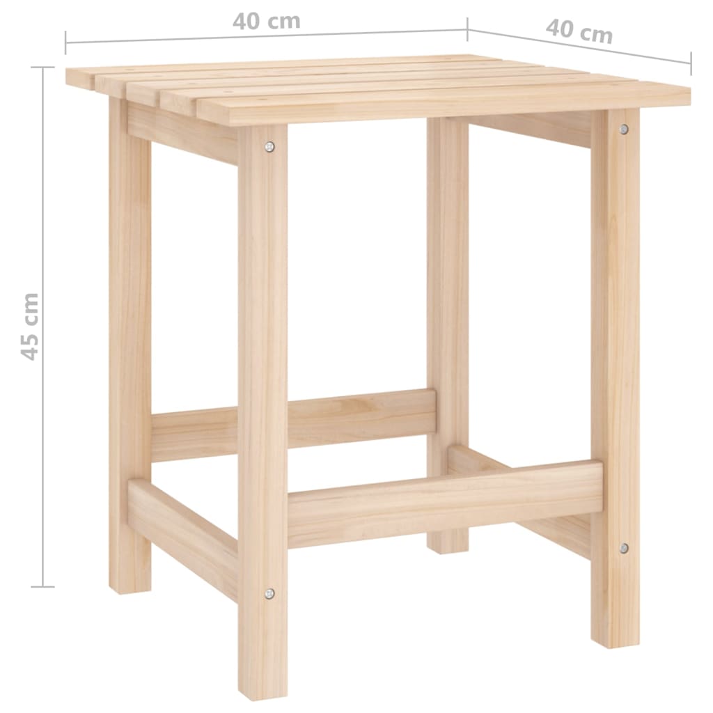 Adirondack Hagestol Med Bord Heltre Gran