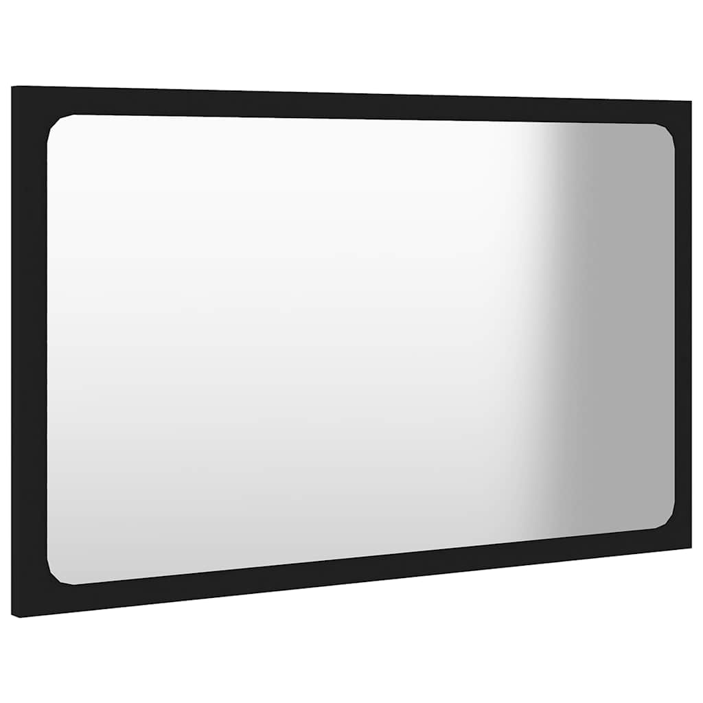Baderomsmøbler 2 Stk Svart Sponplate