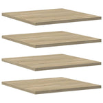 Hylleplater 4 Stk Sonoma Eik 40X40X1,5 Cm Sponplate