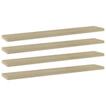 Hylleplater 4 Stk Sonoma Eik 60X10X1,5 Cm Sponplate