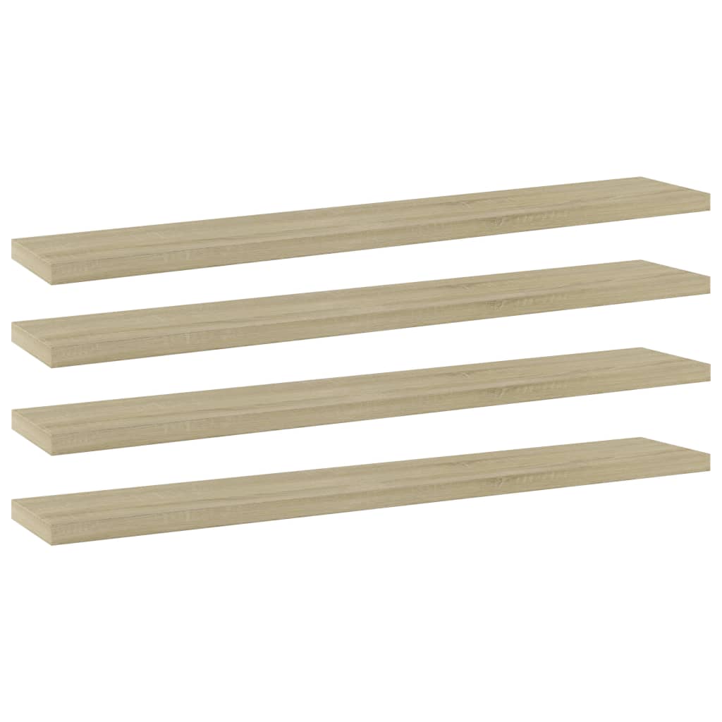 Hylleplater 4 Stk Sonoma Eik 60X10X1,5 Cm Sponplate