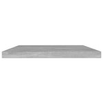 Hylleplater 4 Stk Betonggrå 60X10X1,5 Cm Konstruert Tre
