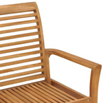 Hagebenk Med Antrasitt Pute 112 Cm Heltre Teak