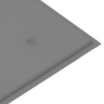 Sammenleggbar Hagebenk Med Pute 118 Cm Bambus
