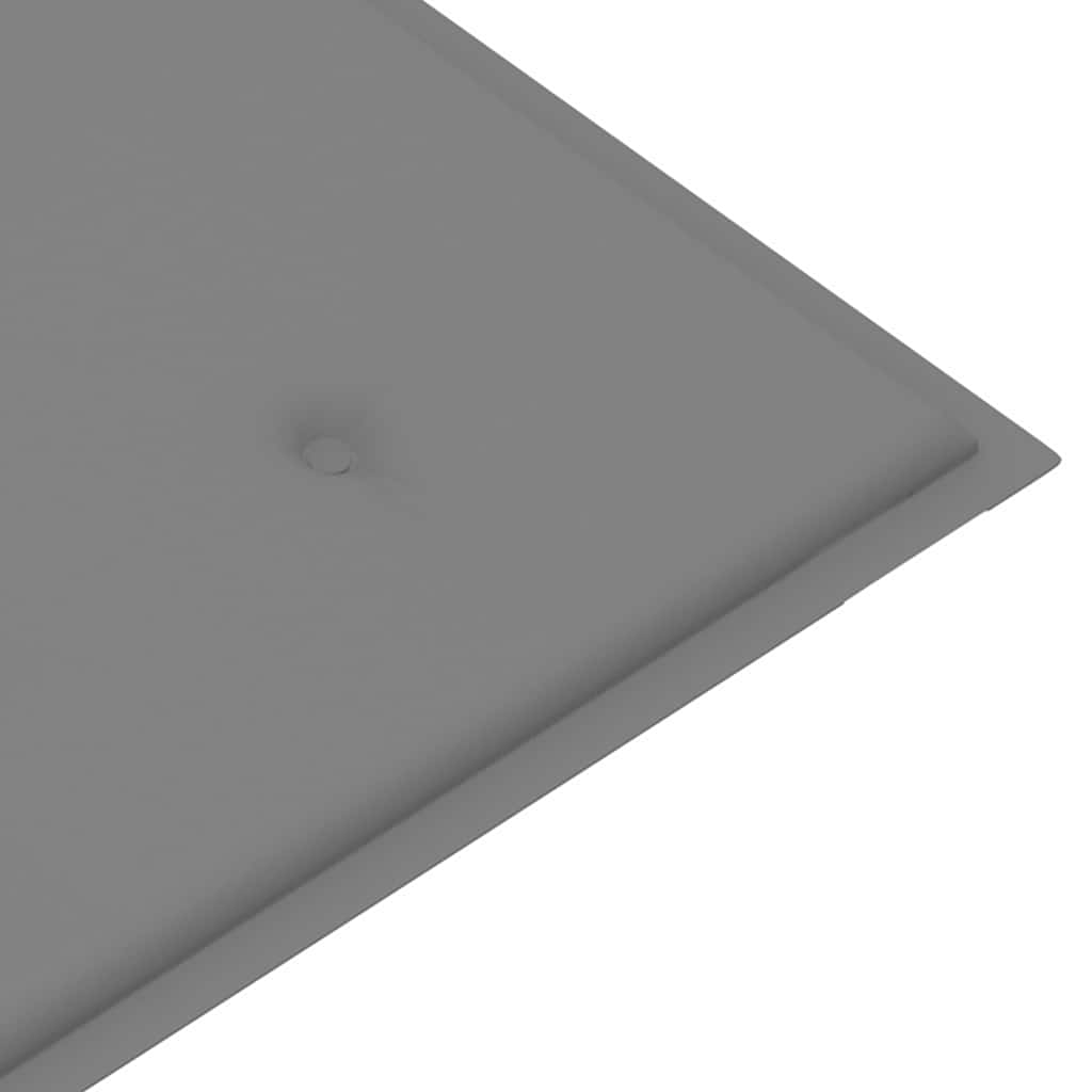 Sammenleggbar Hagebenk Med Pute 118 Cm Bambus