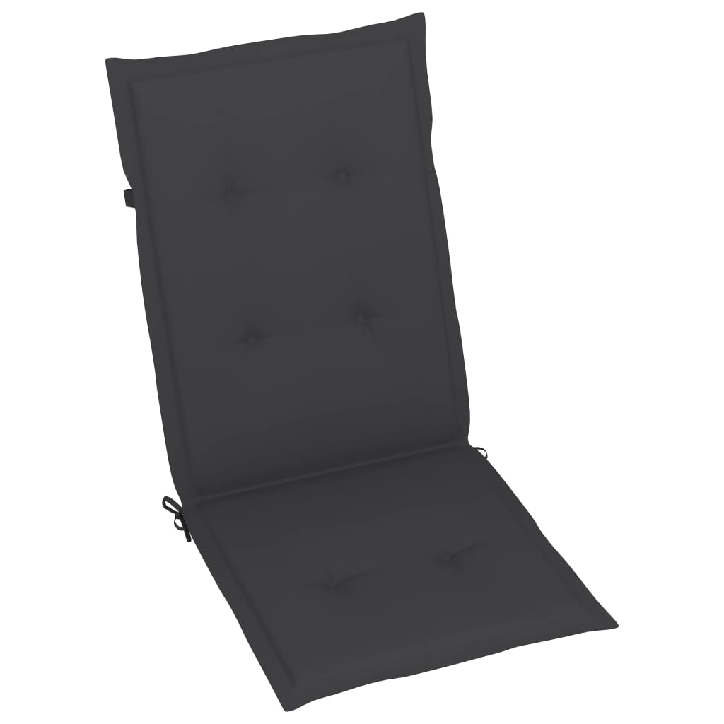 Klappstoler 3 Stk Med Puter Heltre Akasie