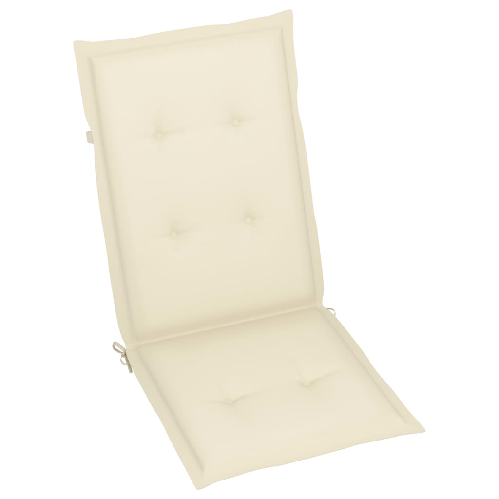 Klappstoler 3 Stk Med Puter Heltre Akasie
