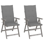 Hagestoler 2 Stk Med Puter Heltre Akasie